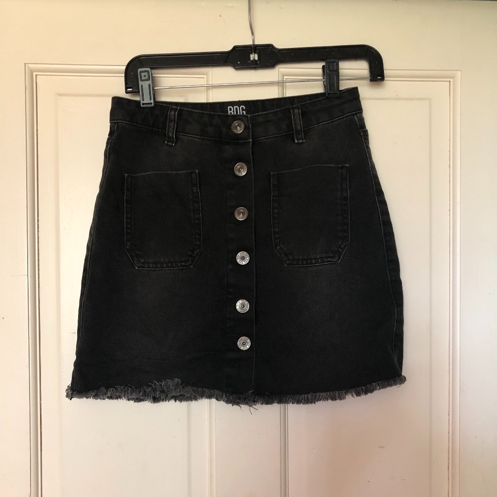 BDG for Urban Outfitters Black Denim mini skirt